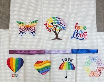 rainbow kitchen towels